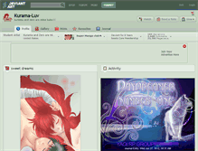 Tablet Screenshot of kurama-luv.deviantart.com