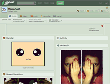 Tablet Screenshot of madarass.deviantart.com