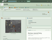 Tablet Screenshot of ja-sama.deviantart.com