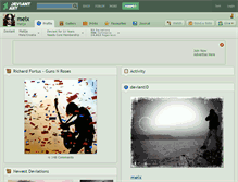 Tablet Screenshot of meix.deviantart.com