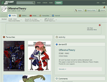 Tablet Screenshot of offensivetheory.deviantart.com
