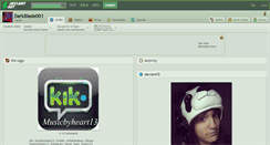 Desktop Screenshot of darkblade001.deviantart.com