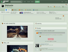 Tablet Screenshot of dvartworks.deviantart.com