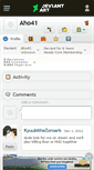 Mobile Screenshot of aho41.deviantart.com