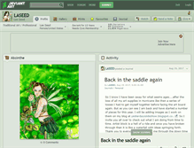 Tablet Screenshot of laseed.deviantart.com