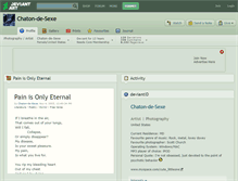 Tablet Screenshot of chaton-de-sexe.deviantart.com