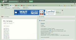 Desktop Screenshot of koukris.deviantart.com