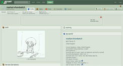 Desktop Screenshot of markerwhorebetch.deviantart.com