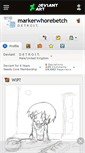 Mobile Screenshot of markerwhorebetch.deviantart.com