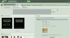 Desktop Screenshot of nightscreamarachnia.deviantart.com