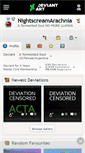 Mobile Screenshot of nightscreamarachnia.deviantart.com