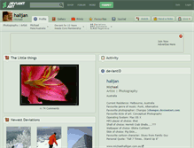 Tablet Screenshot of halijan.deviantart.com