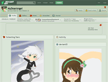 Tablet Screenshot of mydearangel.deviantart.com