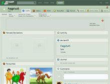 Tablet Screenshot of fatgirls45.deviantart.com
