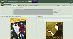 Desktop Screenshot of minoli-chan.deviantart.com