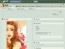 Tablet Screenshot of elisle.deviantart.com