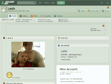 Tablet Screenshot of laheh.deviantart.com