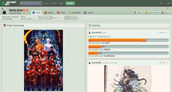 Desktop Screenshot of darklitria.deviantart.com