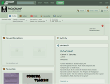 Tablet Screenshot of pocochump.deviantart.com