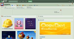 Desktop Screenshot of icondoctor.deviantart.com