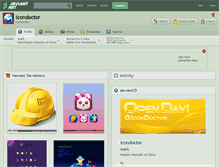 Tablet Screenshot of icondoctor.deviantart.com