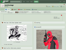 Tablet Screenshot of poolshostage.deviantart.com