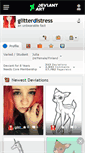 Mobile Screenshot of glitterdistress.deviantart.com