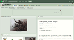 Desktop Screenshot of darkdragon77.deviantart.com