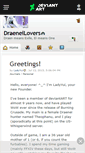 Mobile Screenshot of draeneilovers.deviantart.com