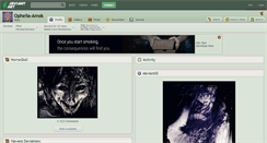 Desktop Screenshot of ophelia-amok.deviantart.com