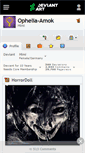 Mobile Screenshot of ophelia-amok.deviantart.com