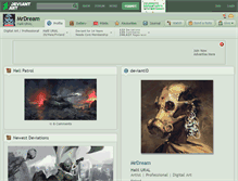 Tablet Screenshot of mrdream.deviantart.com