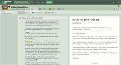 Desktop Screenshot of anthro-creation.deviantart.com