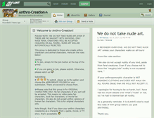 Tablet Screenshot of anthro-creation.deviantart.com