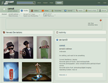 Tablet Screenshot of cenot.deviantart.com