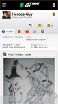 Mobile Screenshot of heroes-guy.deviantart.com