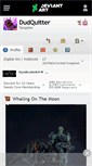 Mobile Screenshot of dudquitter.deviantart.com