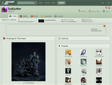 Tablet Screenshot of dudquitter.deviantart.com