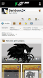 Mobile Screenshot of darksonicdx.deviantart.com