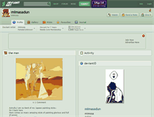 Tablet Screenshot of mimasadun.deviantart.com