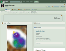 Tablet Screenshot of padanda-chan.deviantart.com