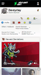 Mobile Screenshot of daveyclay.deviantart.com