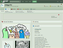 Tablet Screenshot of chibigurl94.deviantart.com
