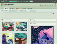 Tablet Screenshot of candcfantasyart.deviantart.com