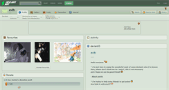 Desktop Screenshot of evih.deviantart.com