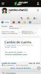 Mobile Screenshot of namiko-chan22.deviantart.com