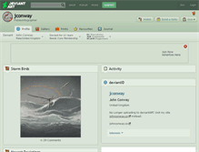 Tablet Screenshot of jconway.deviantart.com