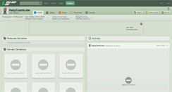 Desktop Screenshot of hazycosmicjoe.deviantart.com