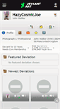 Mobile Screenshot of hazycosmicjoe.deviantart.com