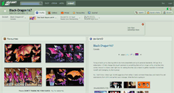 Desktop Screenshot of black-dragon167.deviantart.com